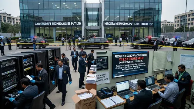 ED Raids Target Gameskraft Network in ₹1,000 Crore Gaming Probe
