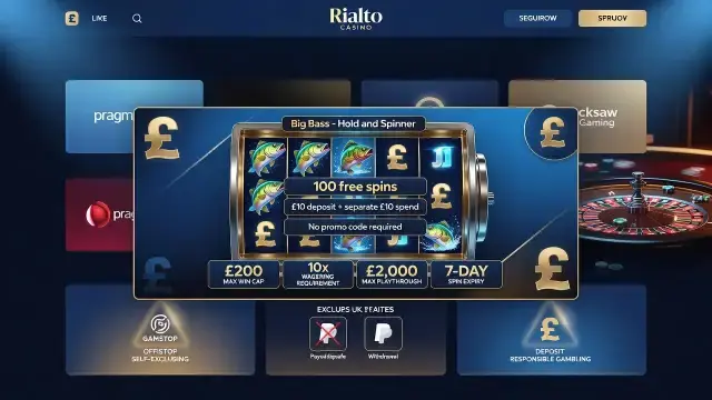 Rialto Casino's Welcome Offer Keeps Its Terms Unusually Short